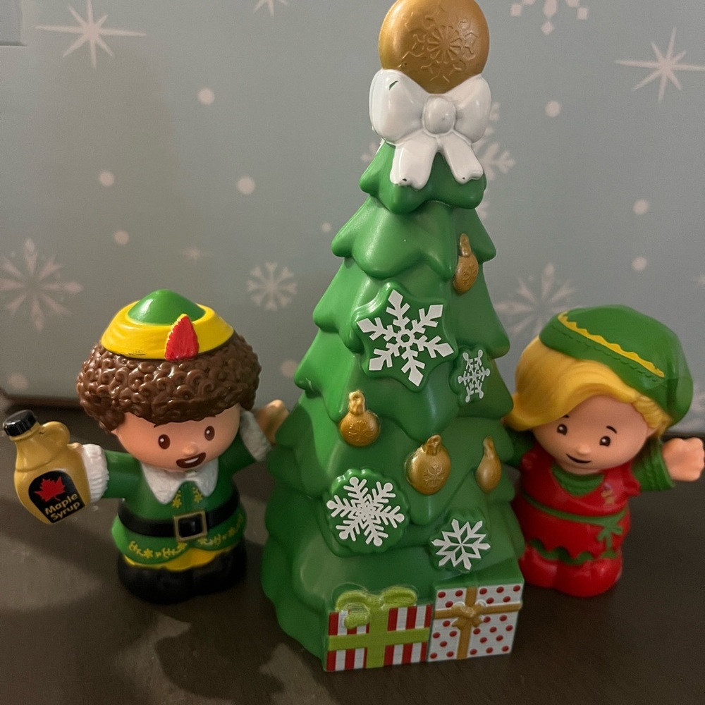 Elf Little People Christmas Set